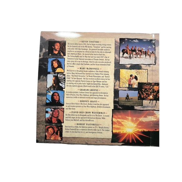 Dances with Wolves Kevin Costner Laser Disc 2 Disc Set - Picture 4 of 4